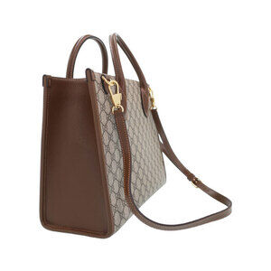 Gucci GG Interlocking bag Brown Supreme beige Retro G Tote